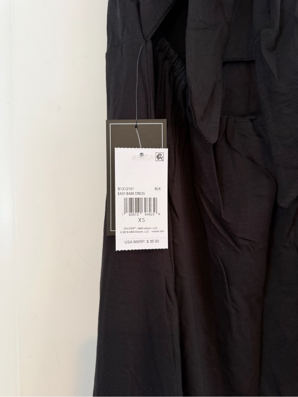 Volcom Easy Babe Black Dress - XS - Picture 6 of 6